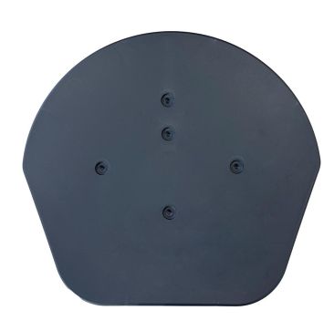 FIX-R Dry Verge Half Round Ridge End Cap Grey