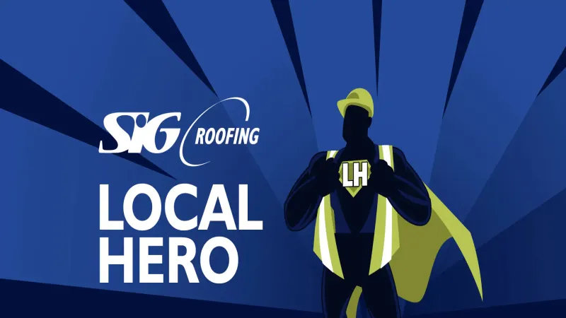 SIG Roofing sponsor NFRC Local Hero award 2026