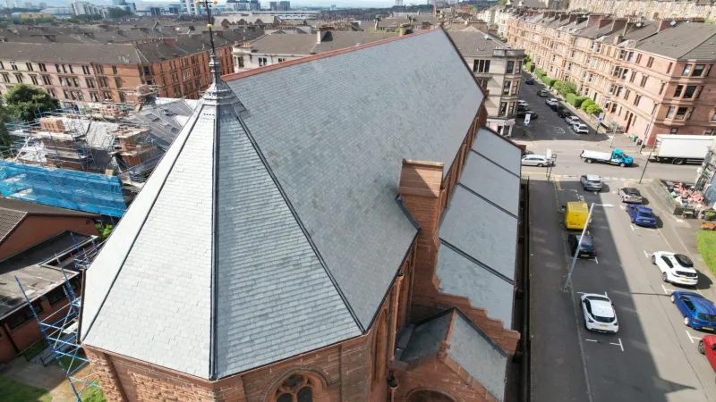 St Peter’s Church Showcases SIGA 150 Vermont Green Slate
