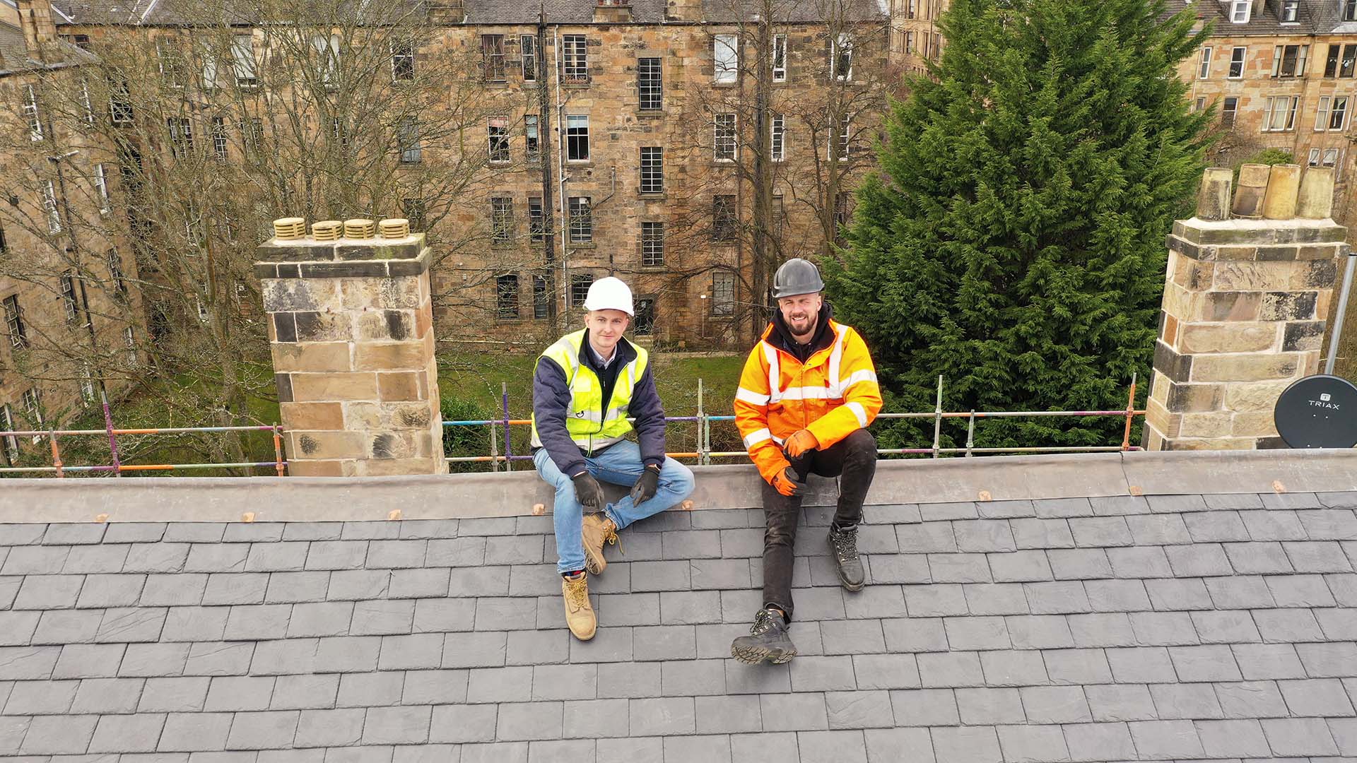 SIG Roofing help lead tenement refurbishment in Oakfield, Glasgow SIG